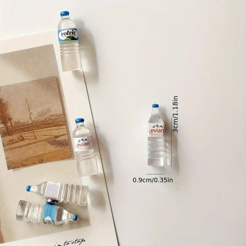 Mini water bottle magnets
