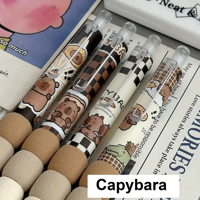 Cute bear gel pens set