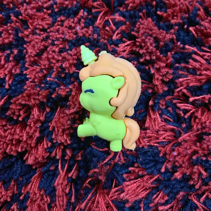 Green unicorn eraser