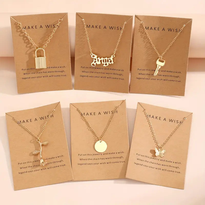 Gold Layered Necklace Set