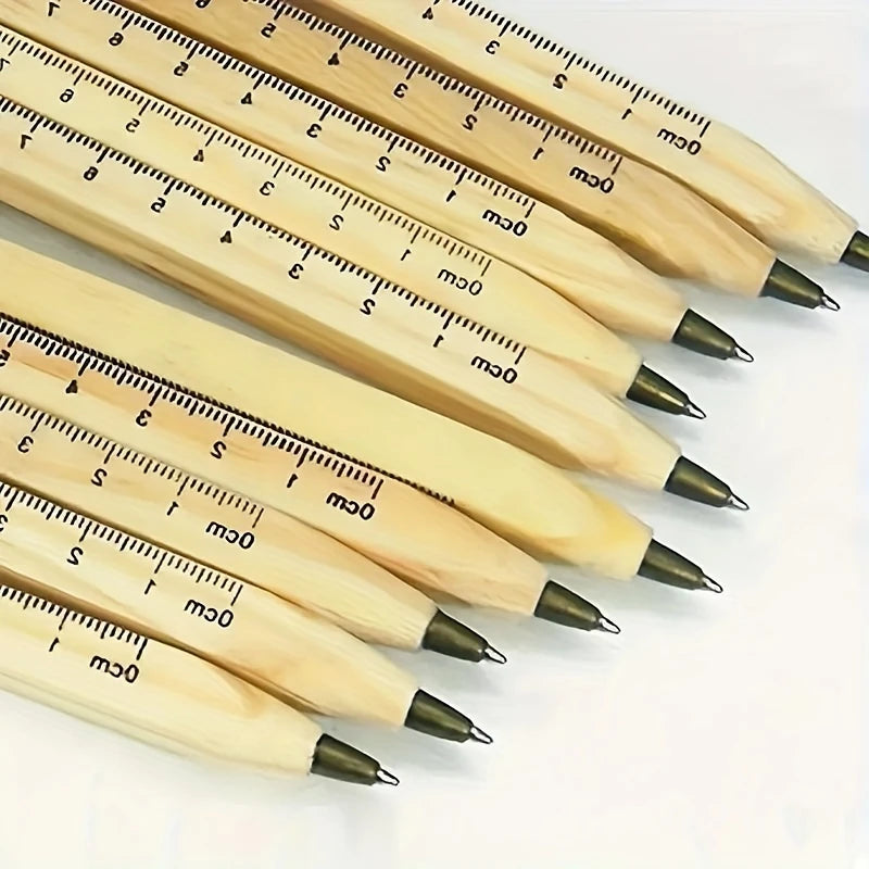 Wooden ruler pens