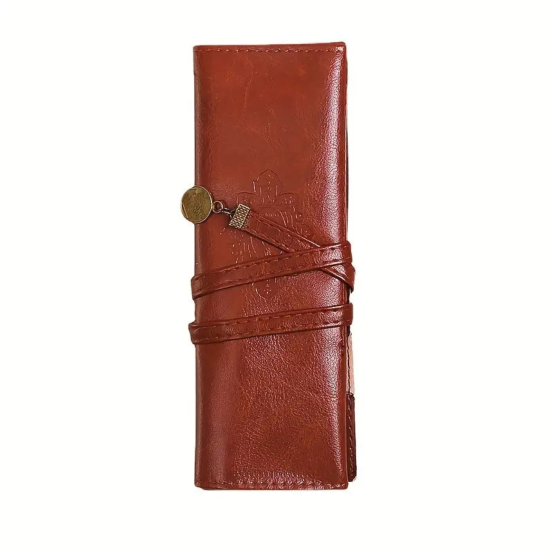 Vintage Brown Pencil Case