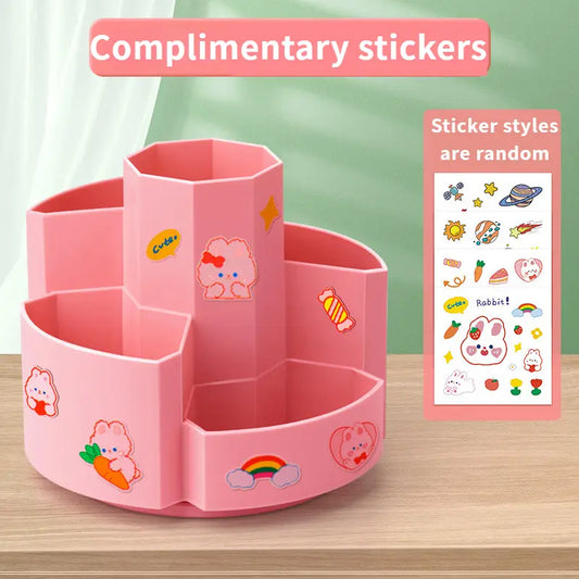 Organized desk setup