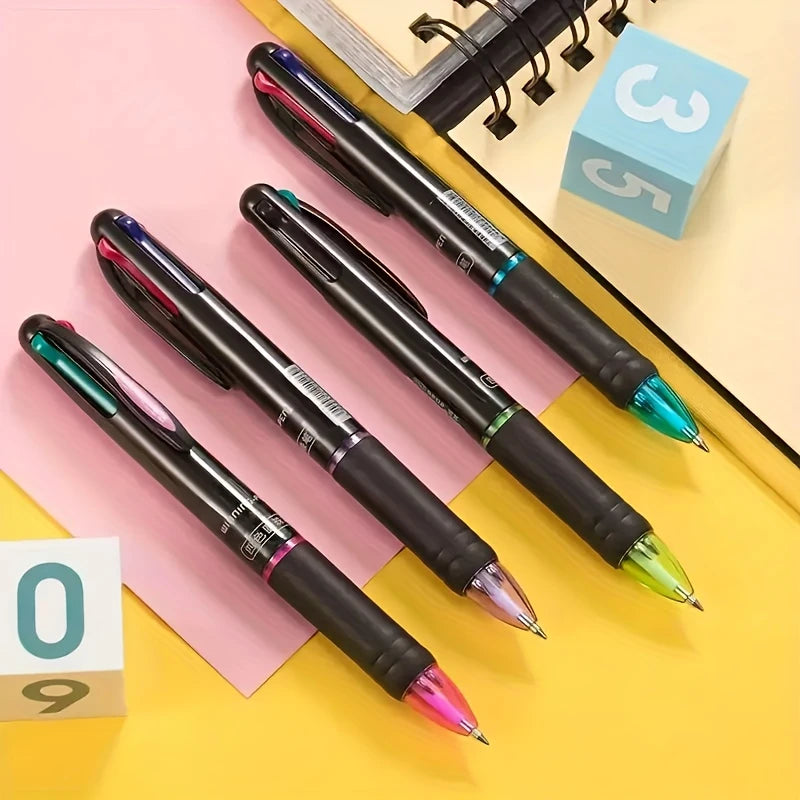 Multicolor retractable gel pen