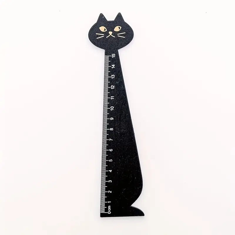 Wooden Cat-Shaped Rulers â 15 cm â PENMATE