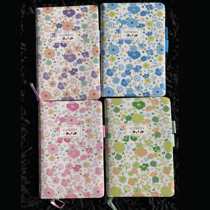 Flower pattern journals