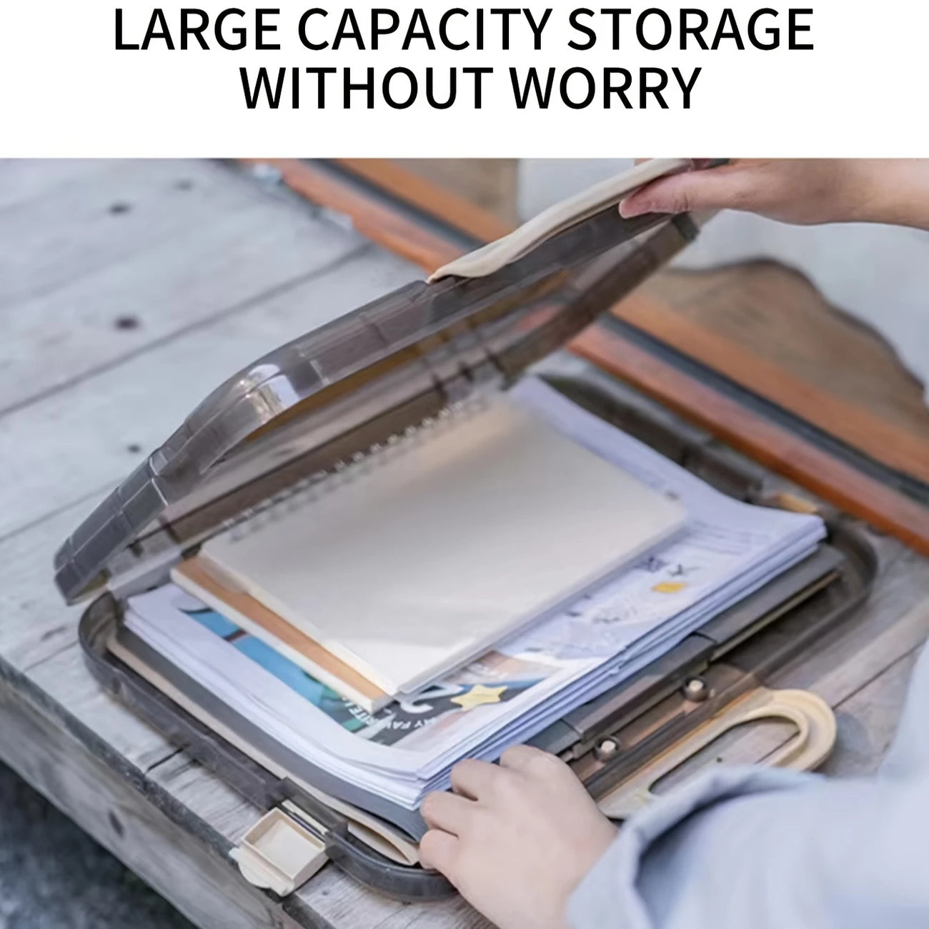 Accordion file pockets