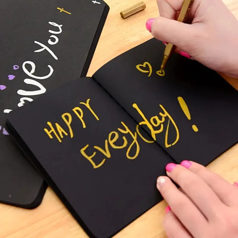 Aesthetic Black Notebook
