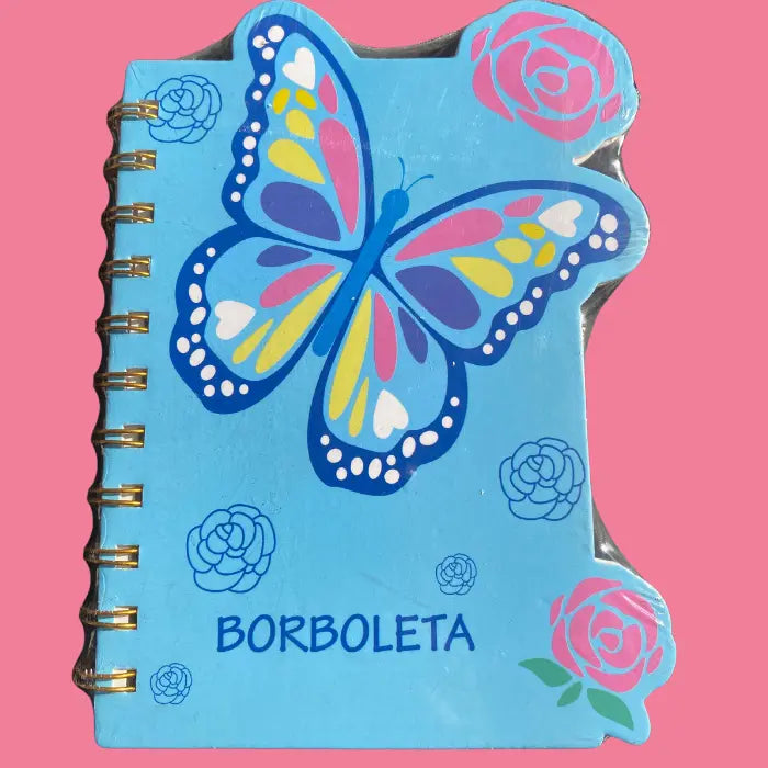 Blue butterfly journal