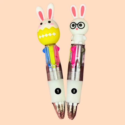 White Character Pens Set
