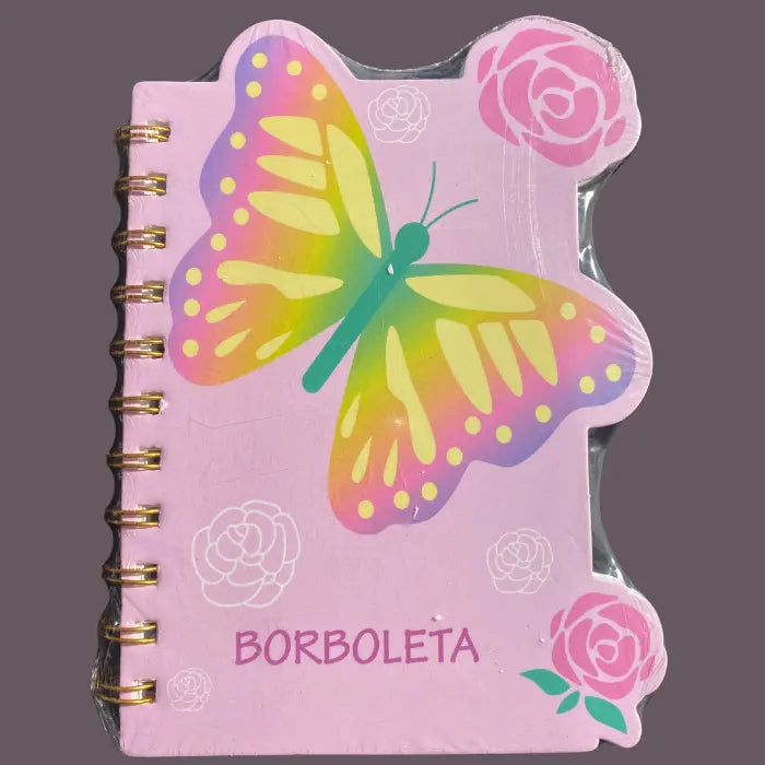 pink butterfly journal