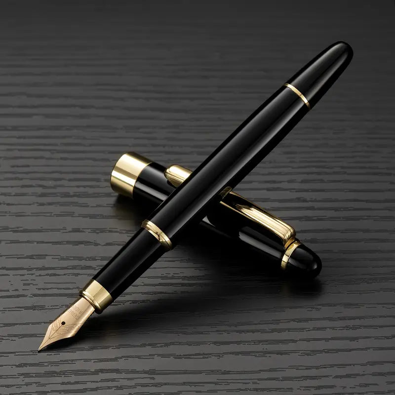 Calligraphy Pen Black Gold