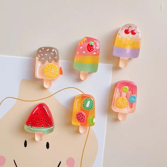 Decorative ice cream magnets