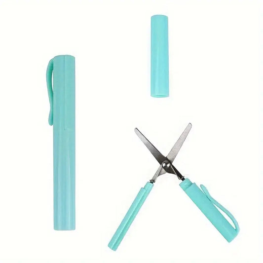 compact scissors with cap