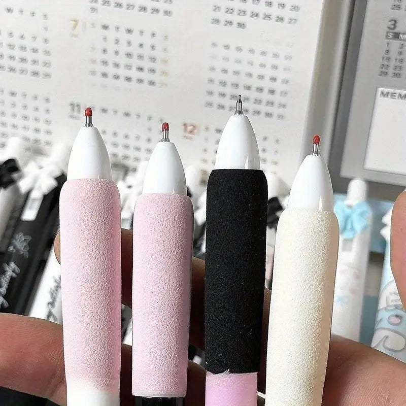 Pink retractable pens set