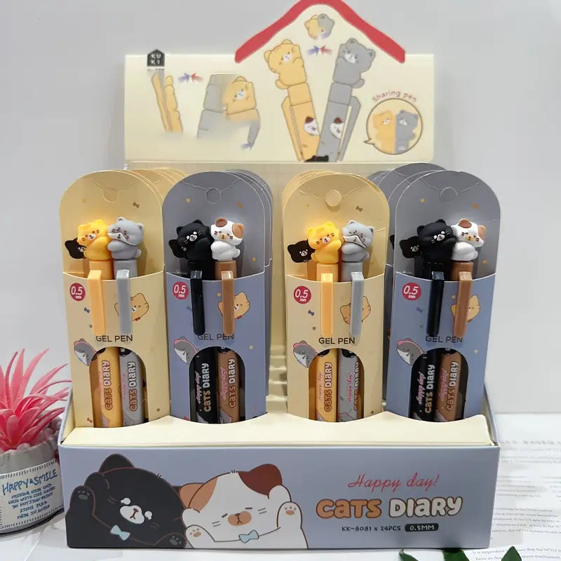 Cat Gel Pens