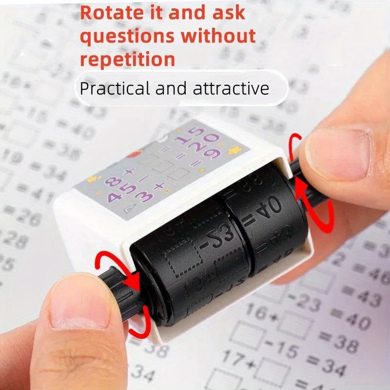 Math Equation Roller Stamp