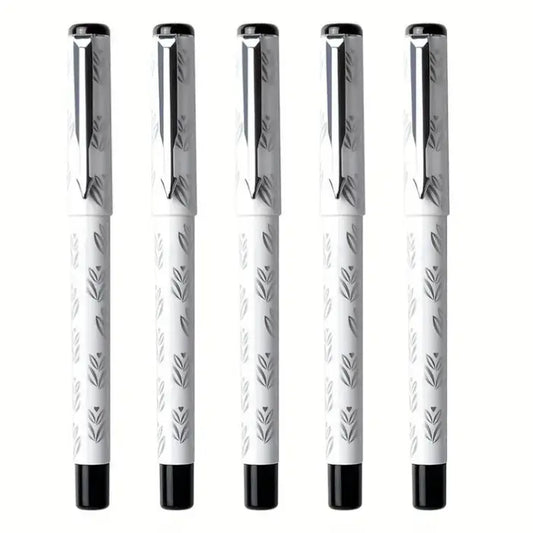 Leaf pattern gel pen
