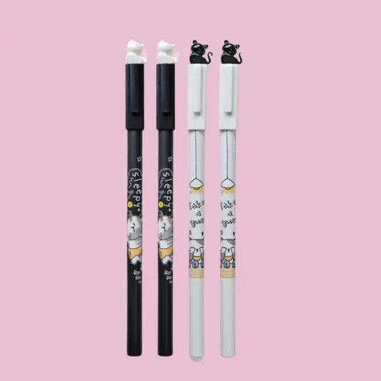 Cat Erasable Gel Pens pakistan