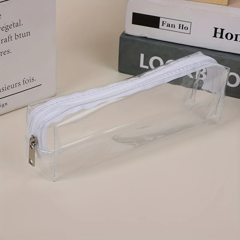 Transparent stationery pouch