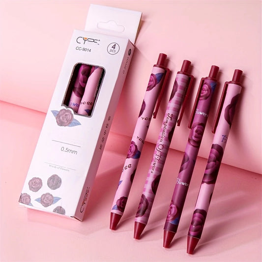 Packaging with floral pens
