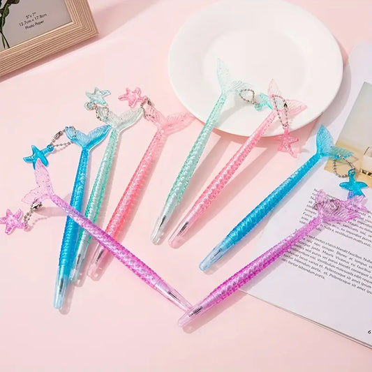 mermaid glitter gel pens