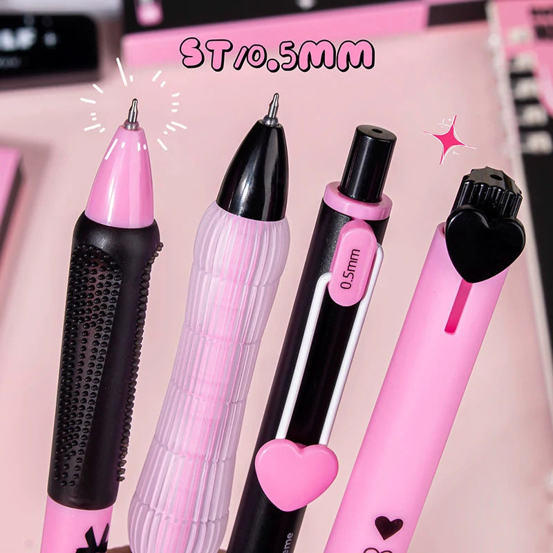 Trendy Black Pink Pens