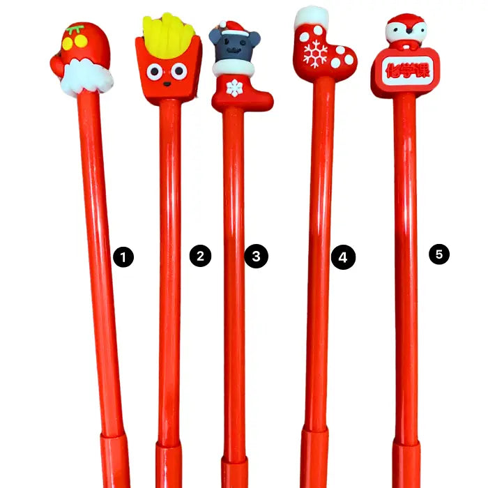 Holiday Cartoon Gel Pens Set