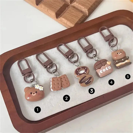 Miniature Bear Keychain Set