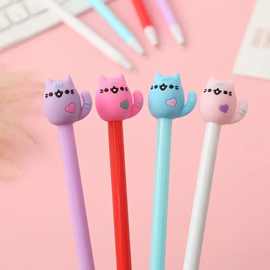Kawaii cat gel pens