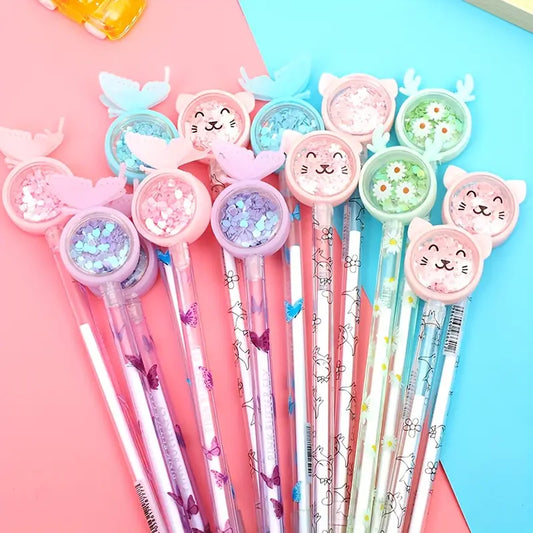 Glitter Butterfly Pens Collection