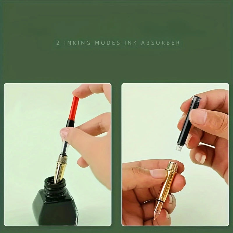 Gold-accented writing instrument