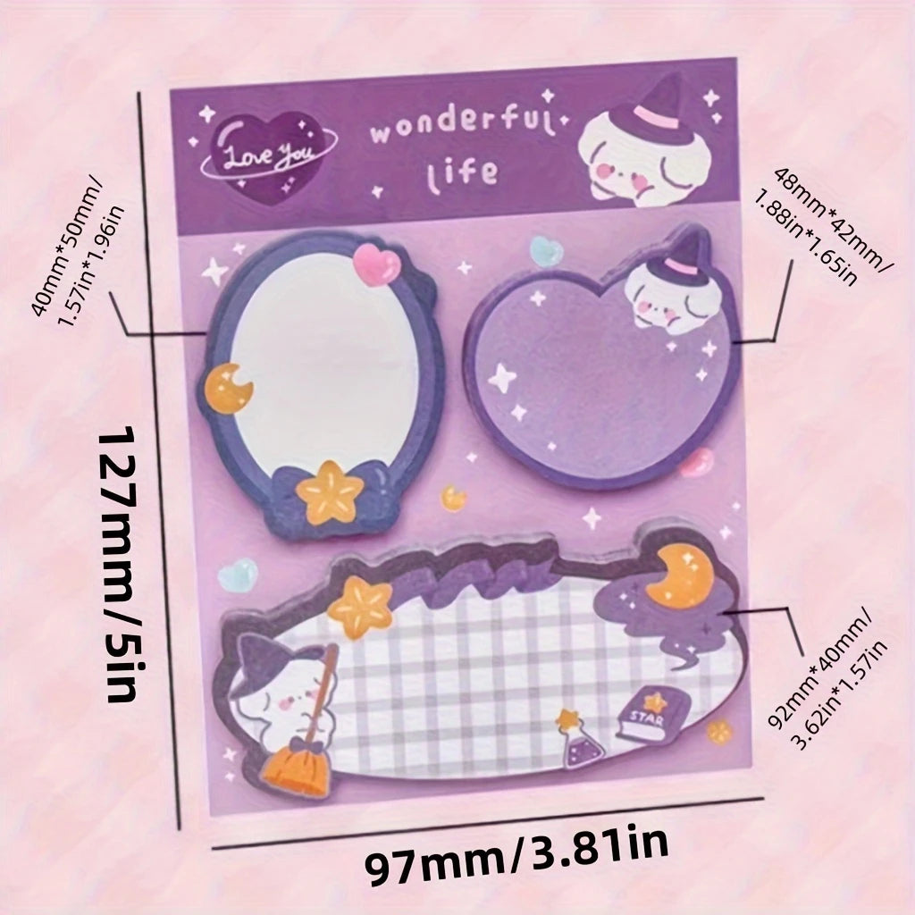 Magic Puppy Cartoon Sticky Notes - 60 sheets