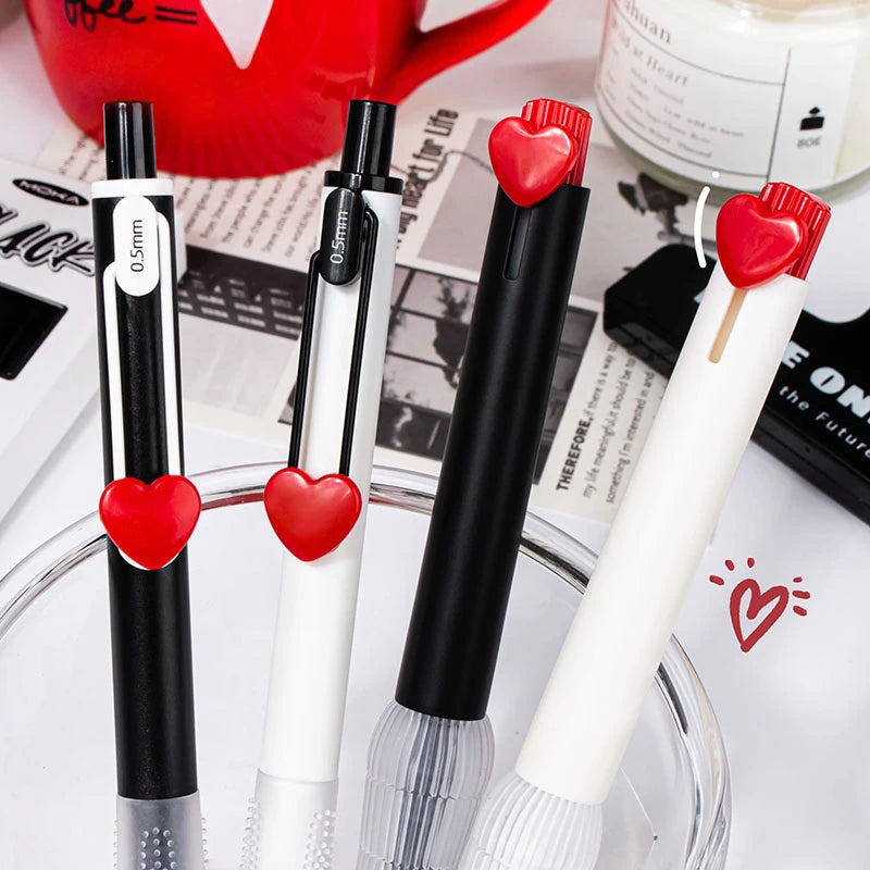 Romantic Heart Gel Pens in pakistan