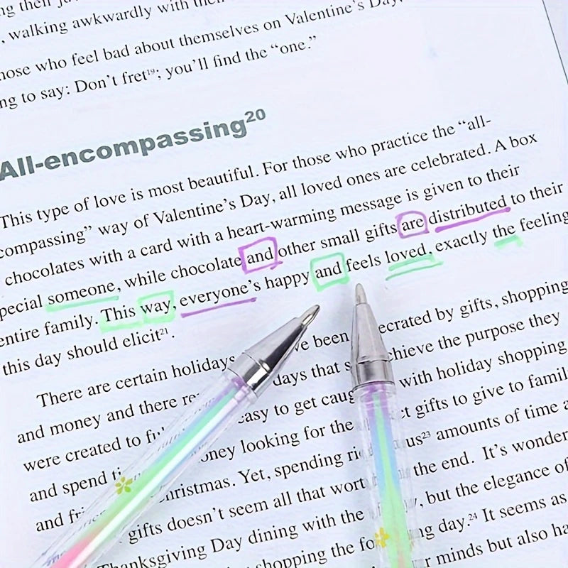 Gradient Barrel Gel Pens