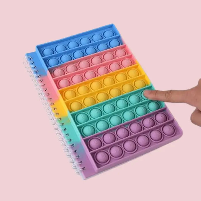 Rainbow Pop It journal in pakistan