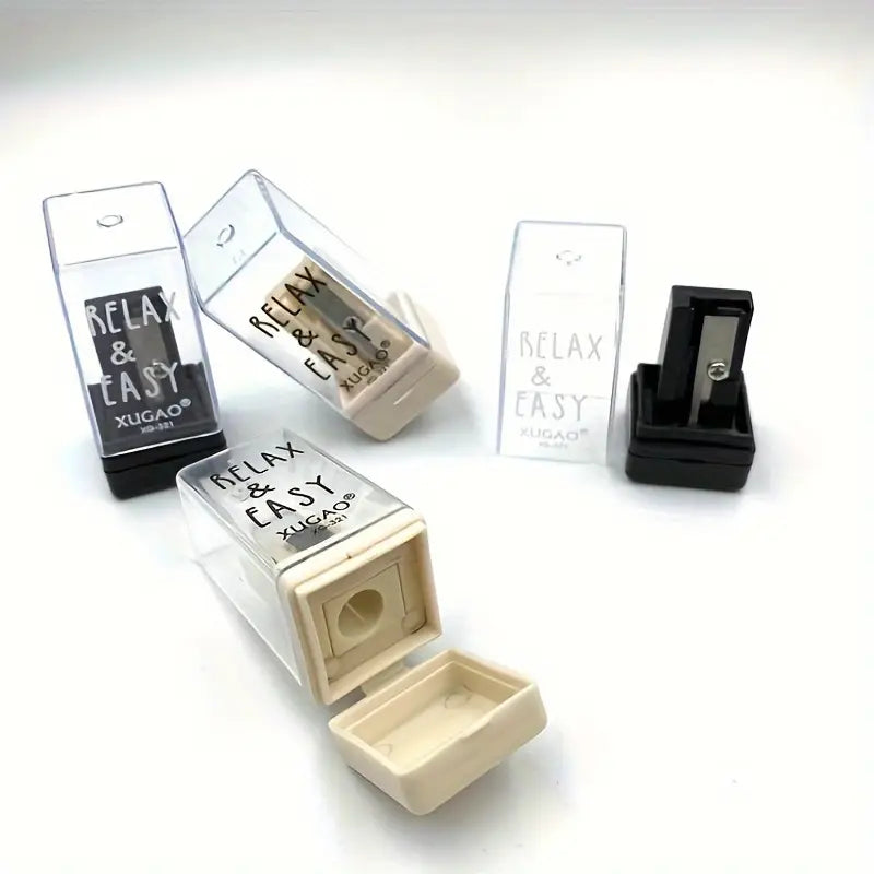 Transparent eraser with pencil