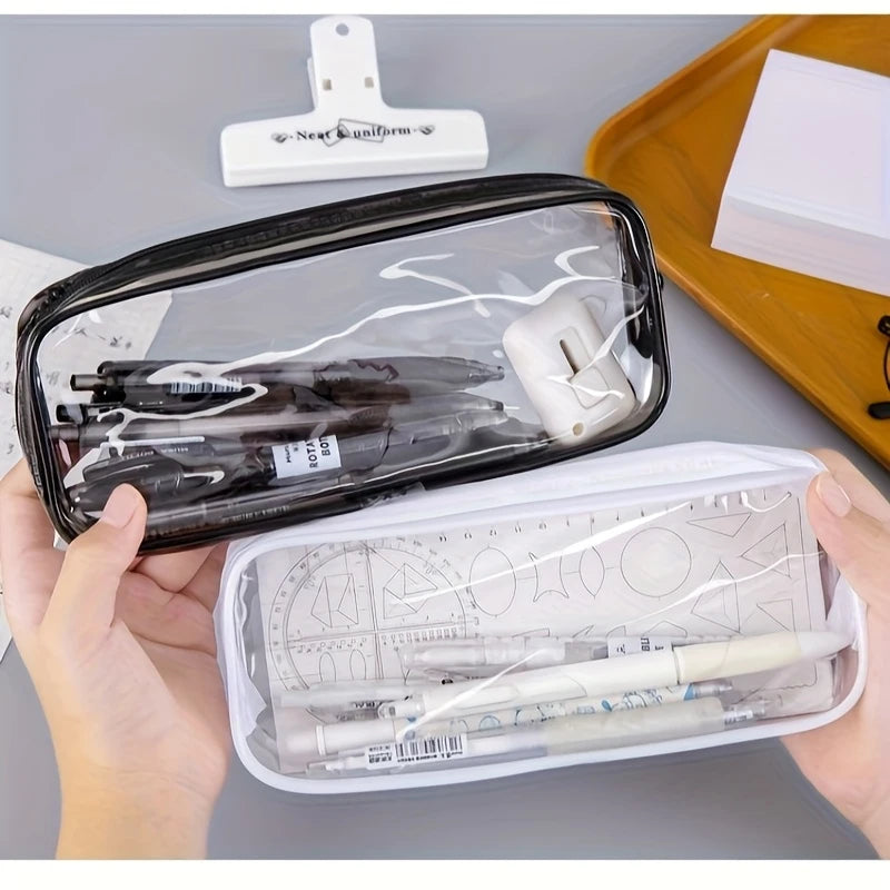 Clear exam pencil case