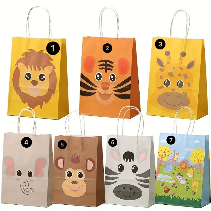 Safari Animal Gift Bags
