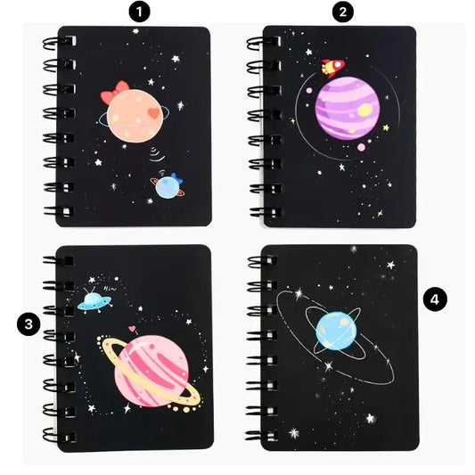 Spaceship mini notepad