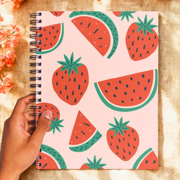 A5 summer notebook lined pages