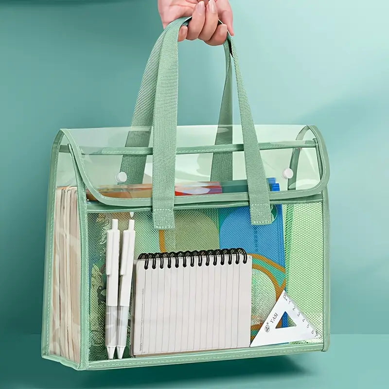 Transparent folder bag