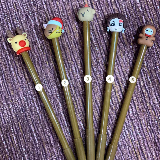 Olive Character Ballpoint Pens