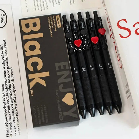 Moka Black & Red Valentine Love Gel Pen