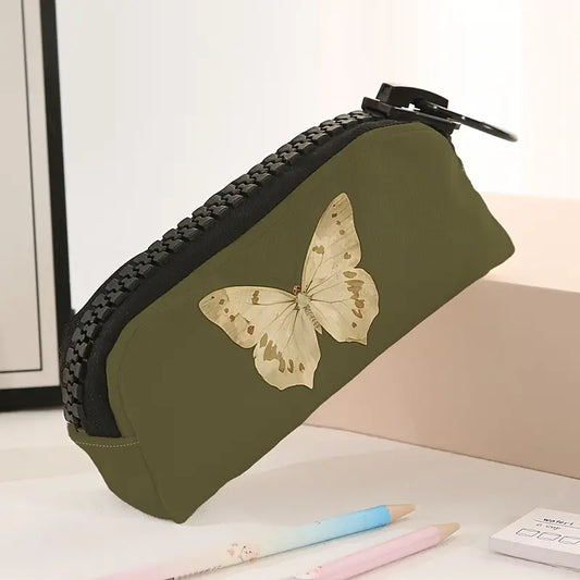 Butterfly print pencil case