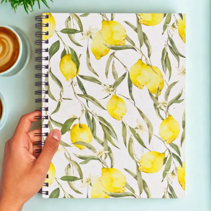 A5 spiral notebook pages