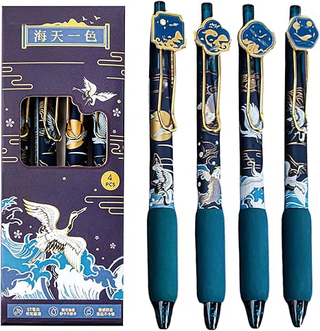 Ocean-themed gel pens