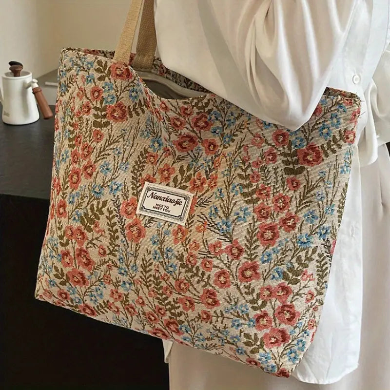 Canvas handbag lifestyle shot
