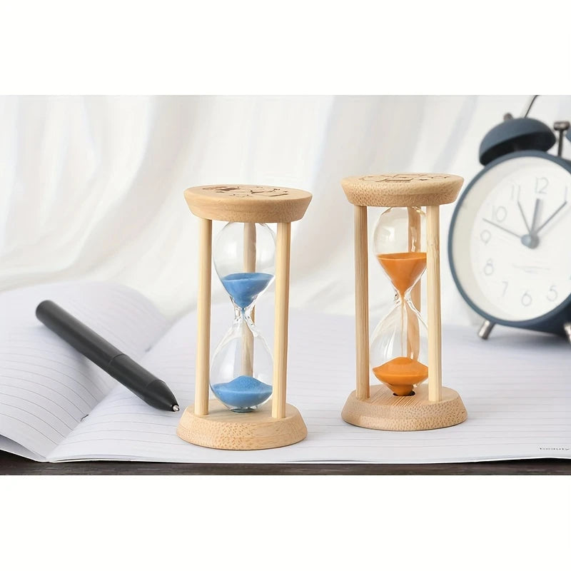 Orange Sand Timer Decor